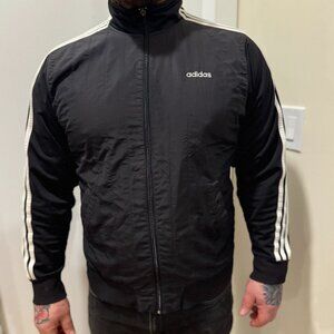 Vintage addidas track jacket, satin front